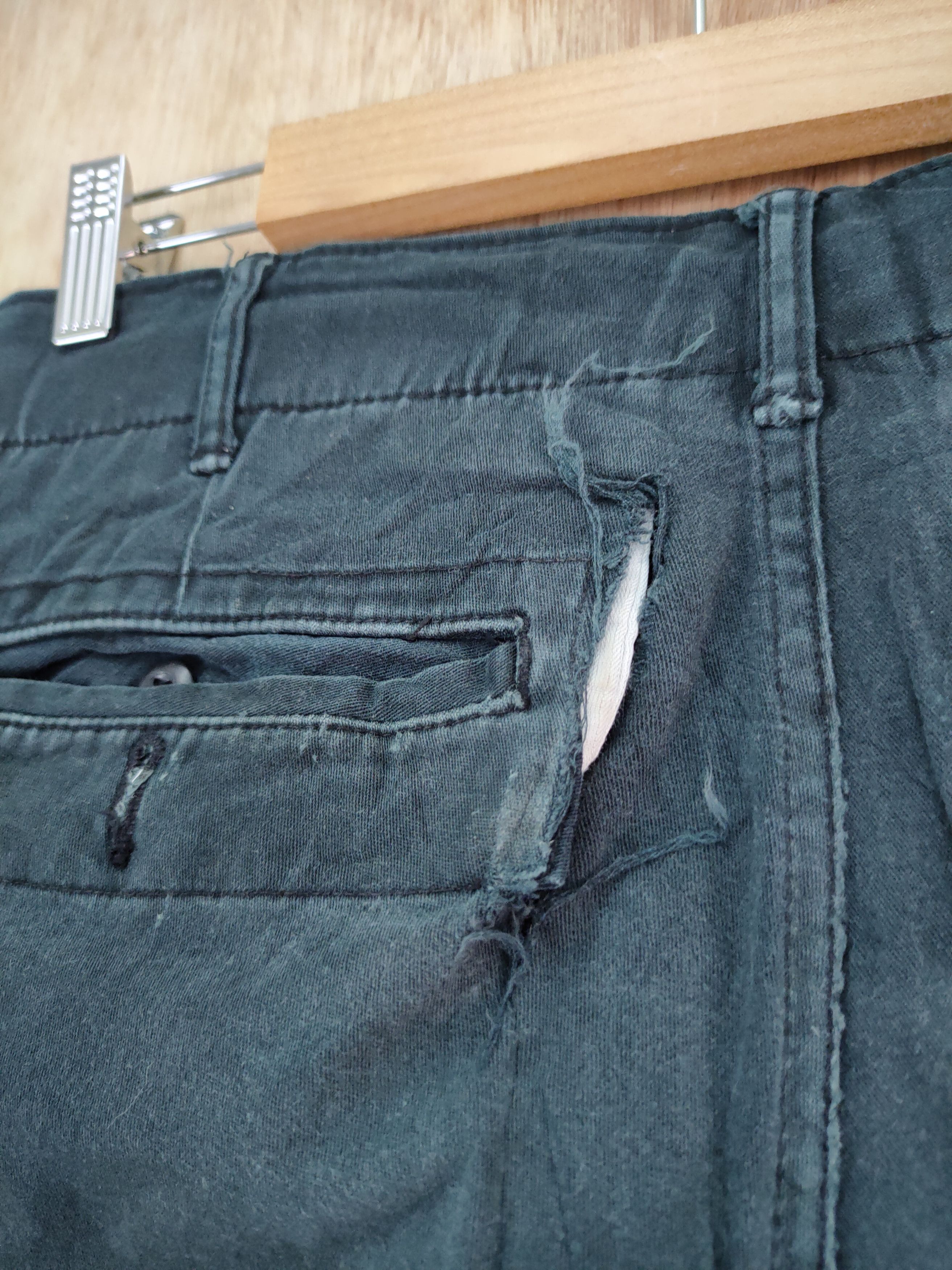 Japanese Brand DLL Glodiotor distressed thrashed cargo pants #46-261t Size US 29 - 10 Thumbnail