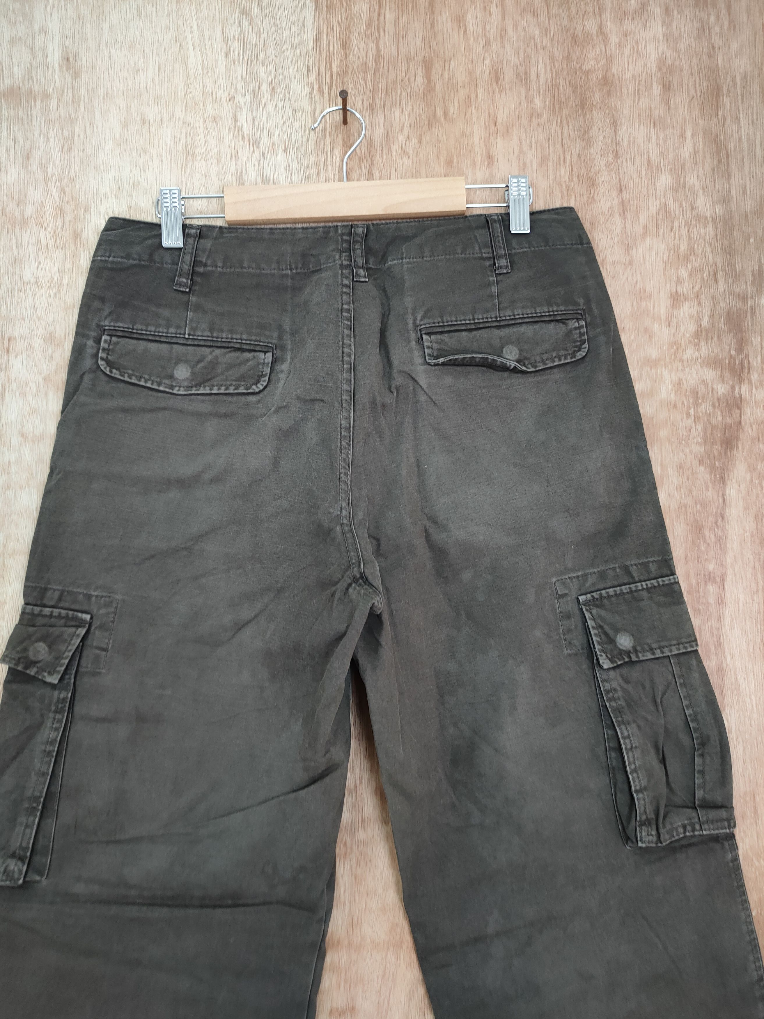 Japanese Brand Uniqlo faded multipocket tactical cargo pants #4116 Size US 32 / EU 48 - 8 Thumbnail