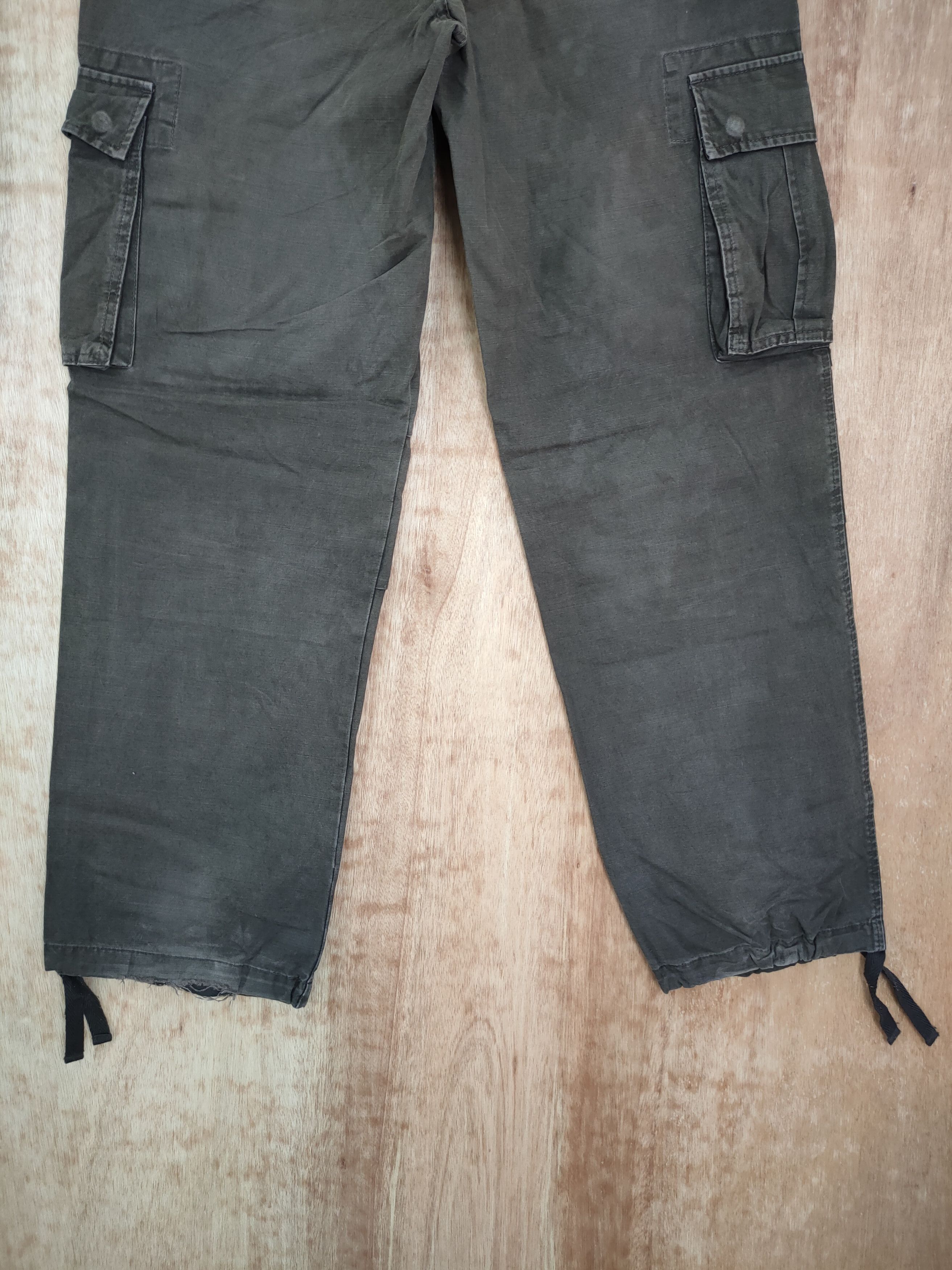 Japanese Brand Uniqlo faded multipocket tactical cargo pants #4116 Size US 32 / EU 48 - 7 Thumbnail