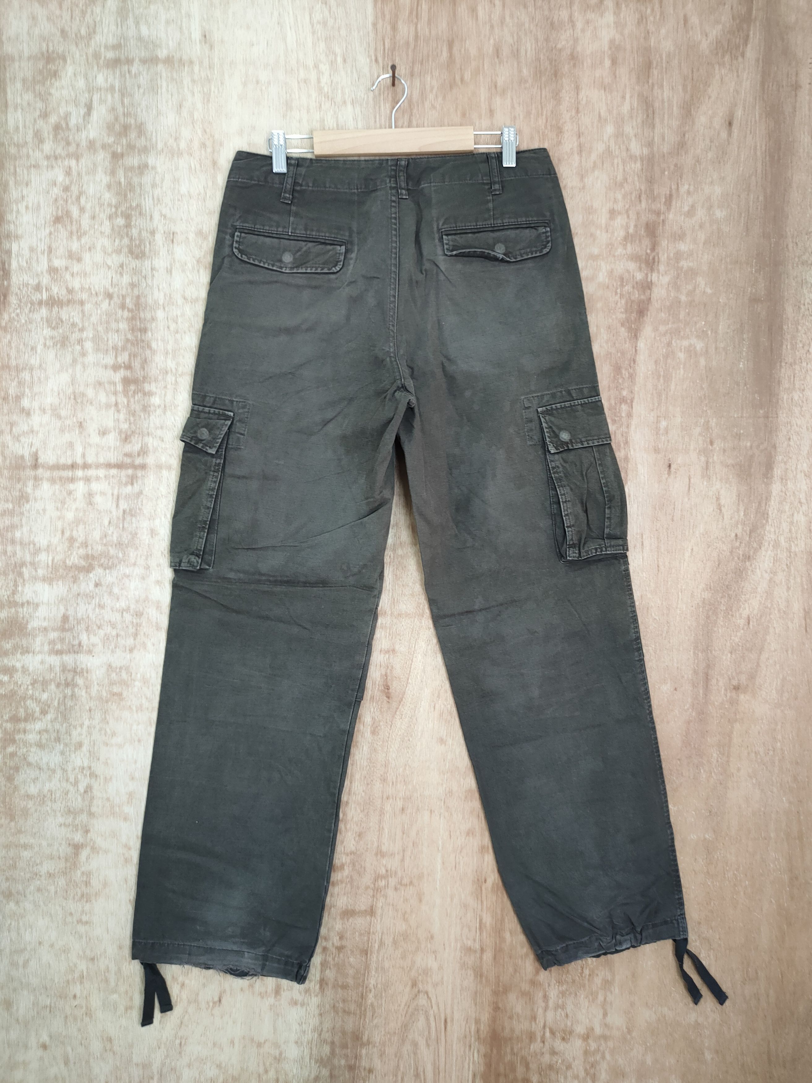 Japanese Brand Uniqlo faded multipocket tactical cargo pants #4116 Size US 32 / EU 48 - 6 Thumbnail