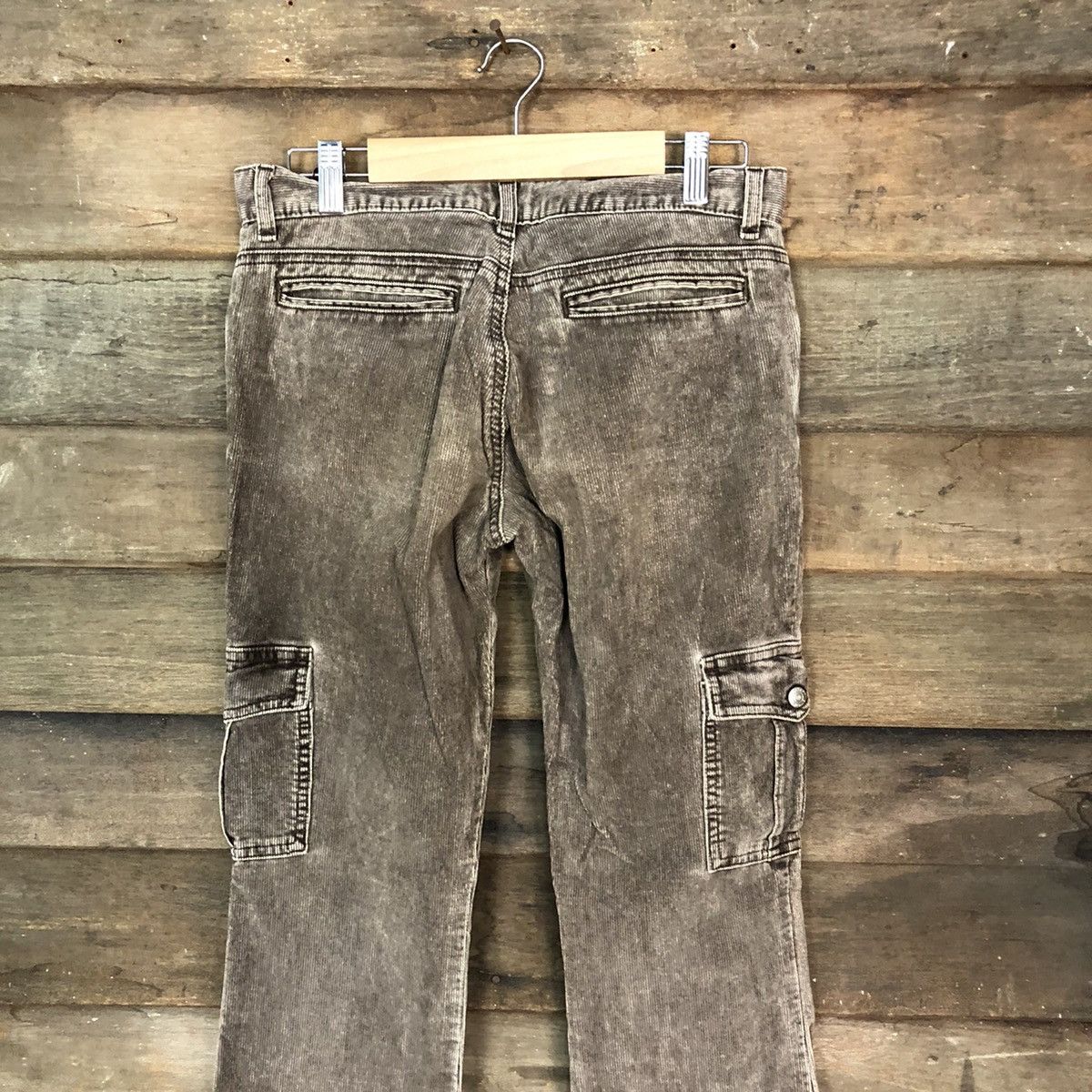 Japanese Brand DL C-Seventeen Conduroy Brown multi pocket Cargo Pants #4654 Size 29" - 12 Thumbnail