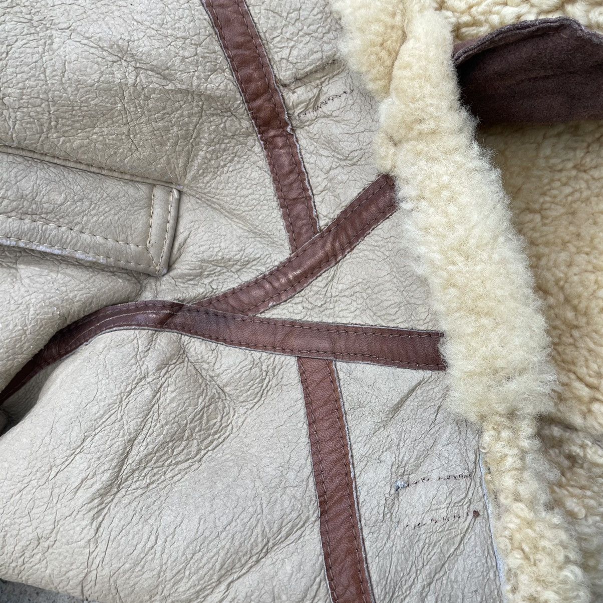 Schott 💥 VINTAGE SCHOTT B3 USA SHEARLING SHEEPSKIN LEATHER JACKET Size US M / EU 48-50 / 2 - 13 Thumbnail