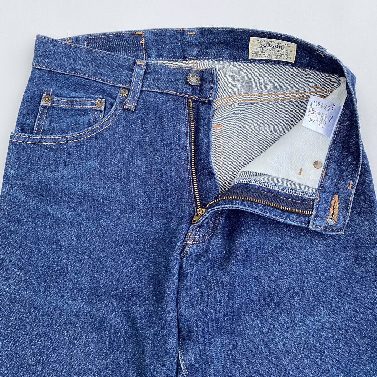 Japanese Brand Crazy Bobson Flare Jeans Y2K Size 29" - 8 Thumbnail