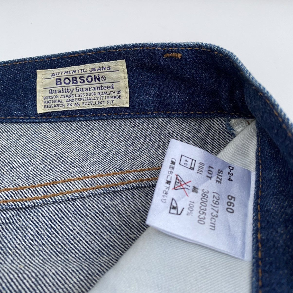 Japanese Brand Crazy Bobson Flare Jeans Y2K Size 29" - 10 Thumbnail