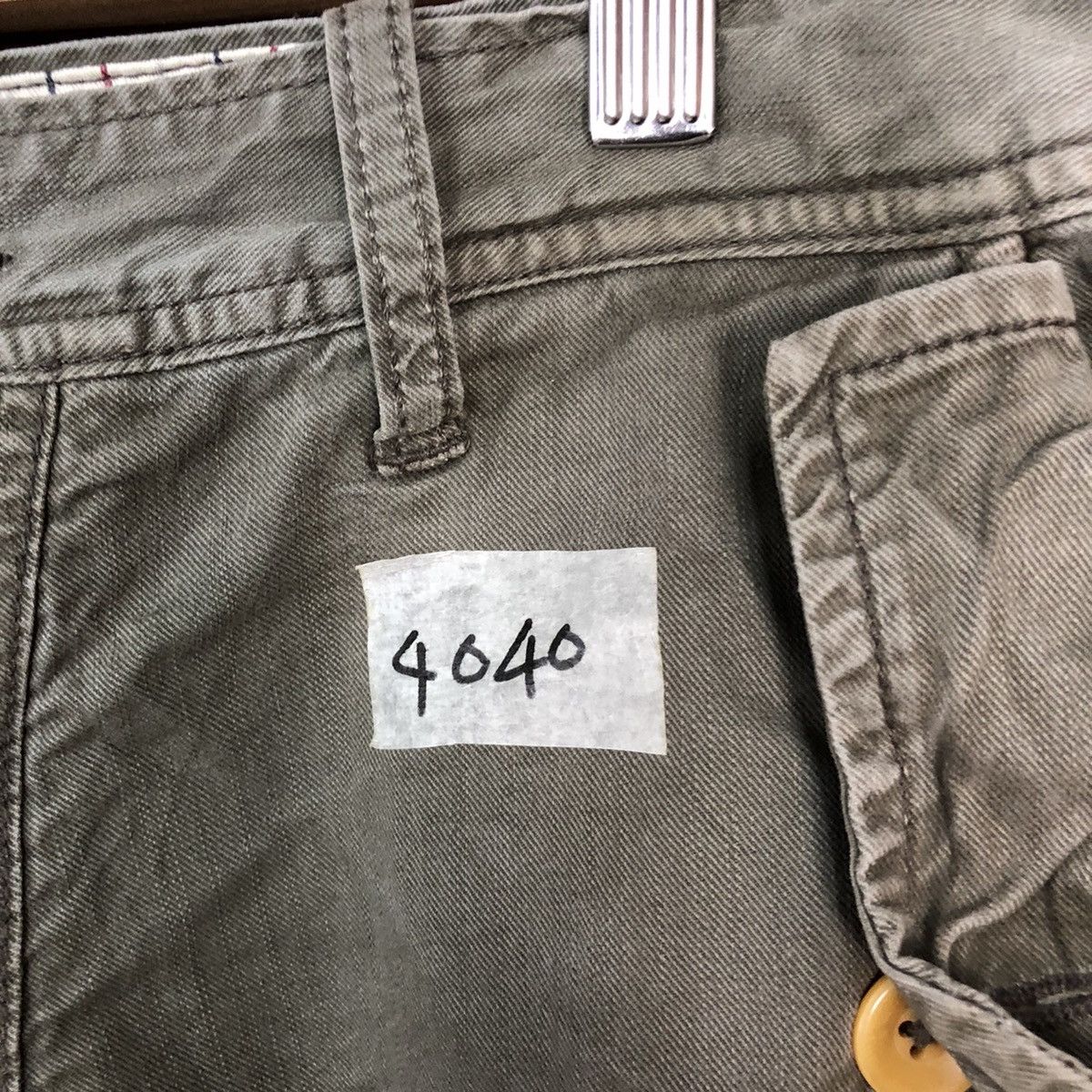 Japanese Brand DL Sunny Clouds faded utility vintage Cargo Pants #4040 Size US 32 / EU 48 - 10 Thumbnail