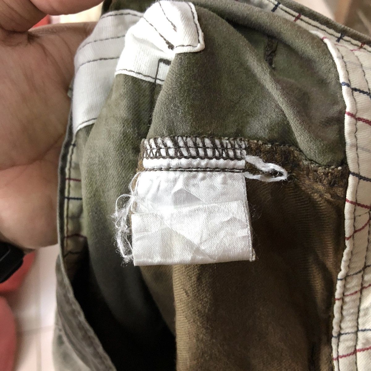 Japanese Brand DL Sunny Clouds faded utility vintage Cargo Pants #4040 Size US 32 / EU 48 - 16 Thumbnail