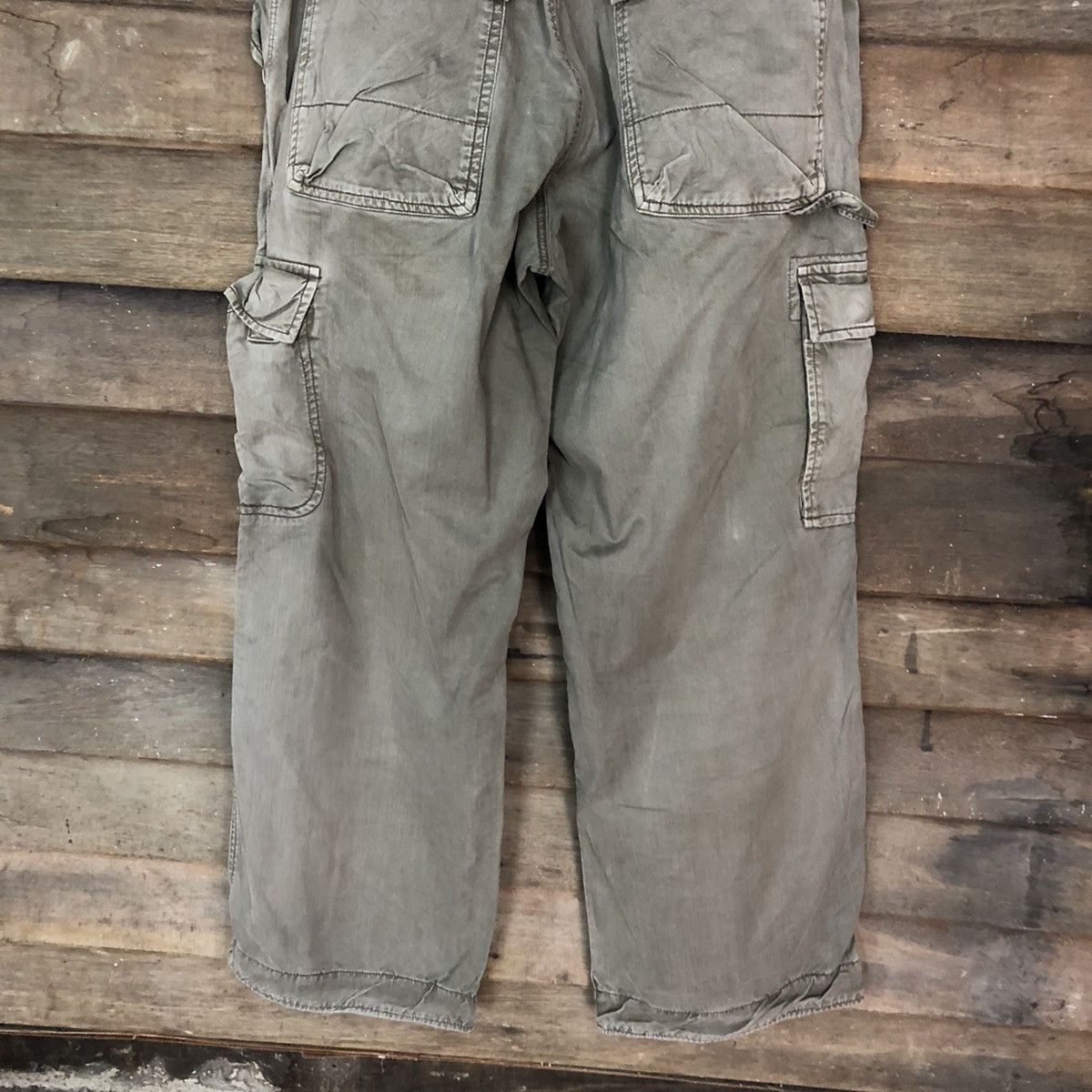 Japanese Brand DL Sunny Clouds faded utility vintage Cargo Pants #4040 Size US 32 / EU 48 - 13 Thumbnail