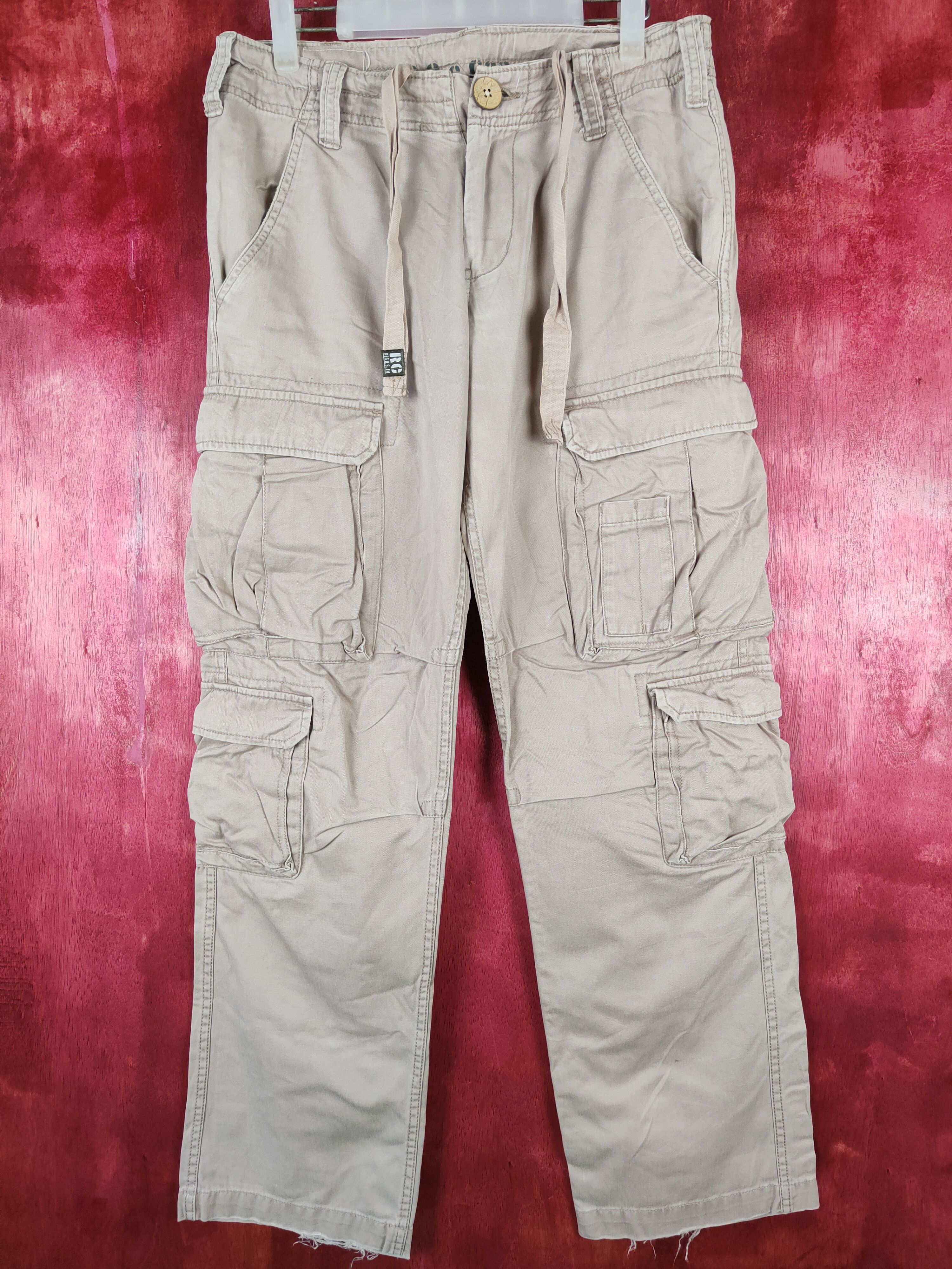 image of Grailed Real Crush Clothing Brown Multi Pocket Tactical Pants 4676 in Browns, Men's (Size 31)