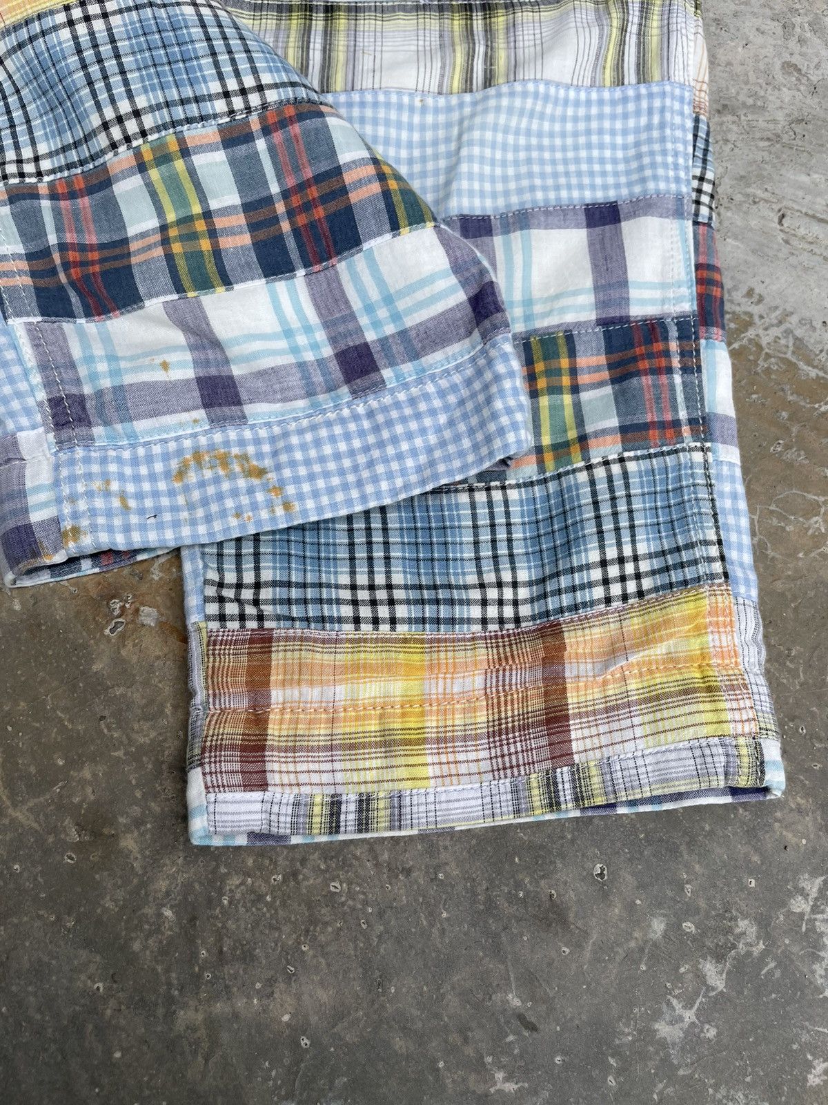 Big John Vintage Big John madras Patchwork Cropped Pants Size US 31 - 6 Thumbnail