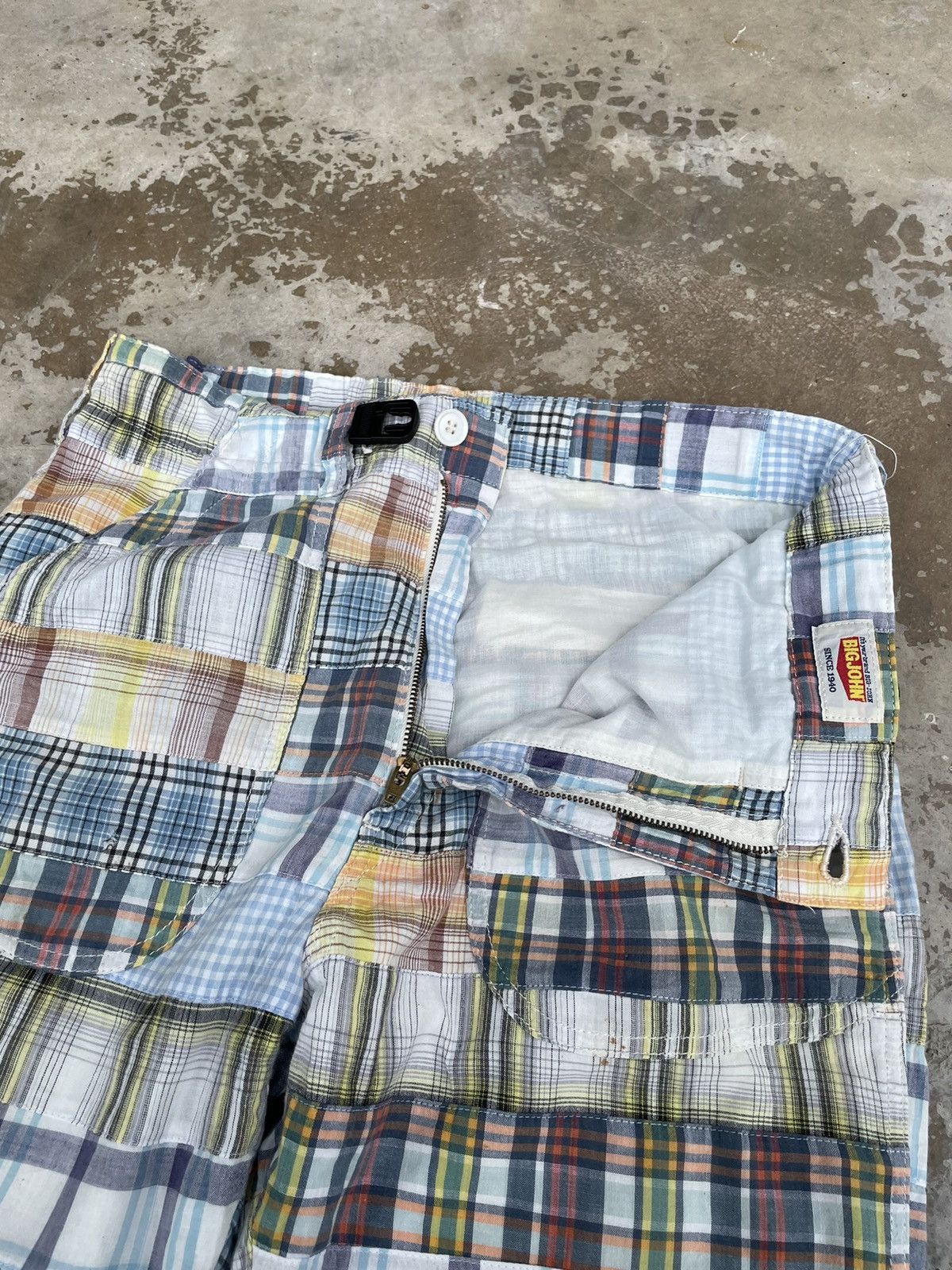 Big John Vintage Big John madras Patchwork Cropped Pants Size US 31 - 5 Thumbnail