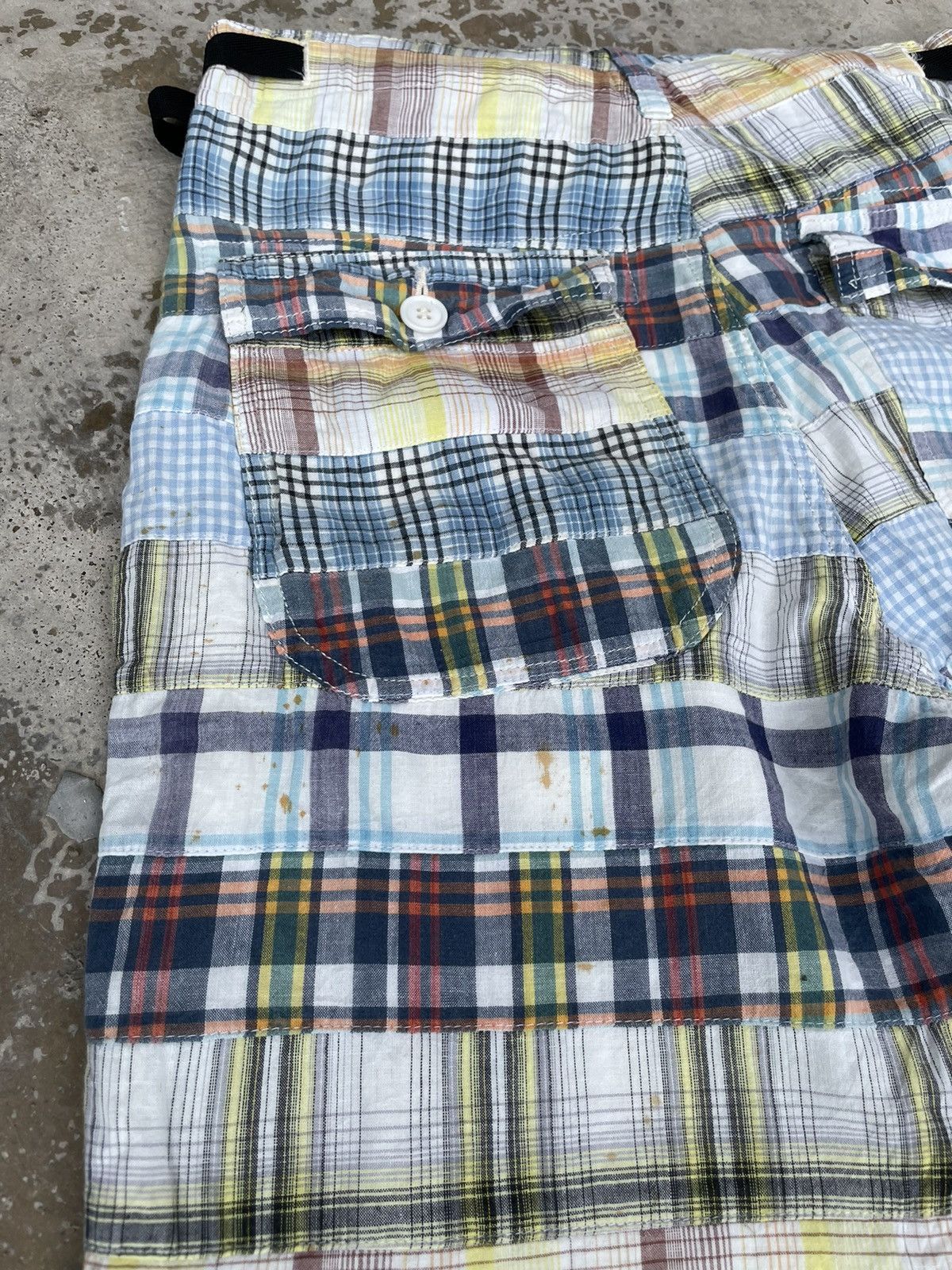 Big John Vintage Big John madras Patchwork Cropped Pants Size US 31 - 7 Thumbnail