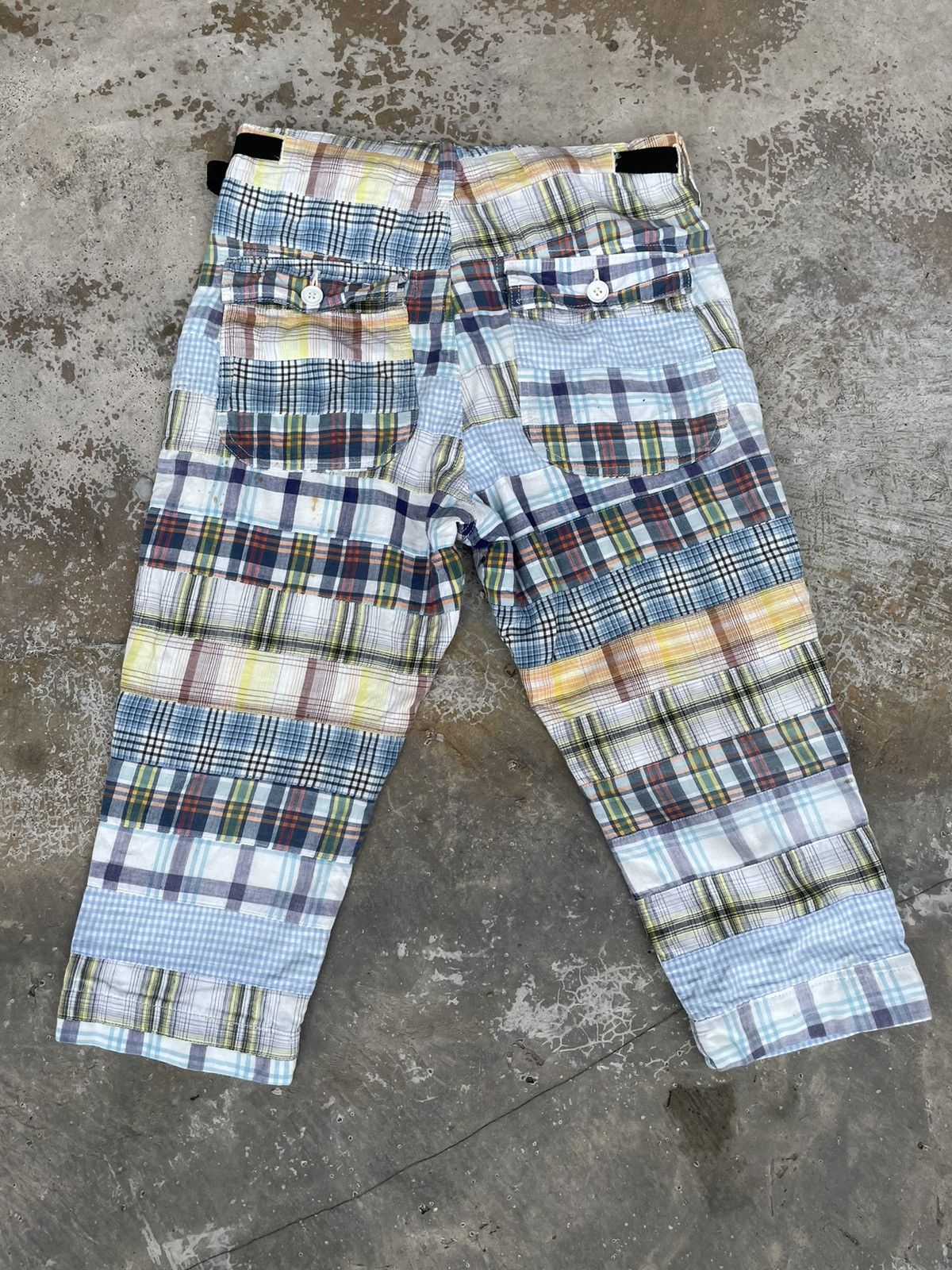 Big John Vintage Big John madras Patchwork Cropped Pants Size US 31 - 3 Thumbnail