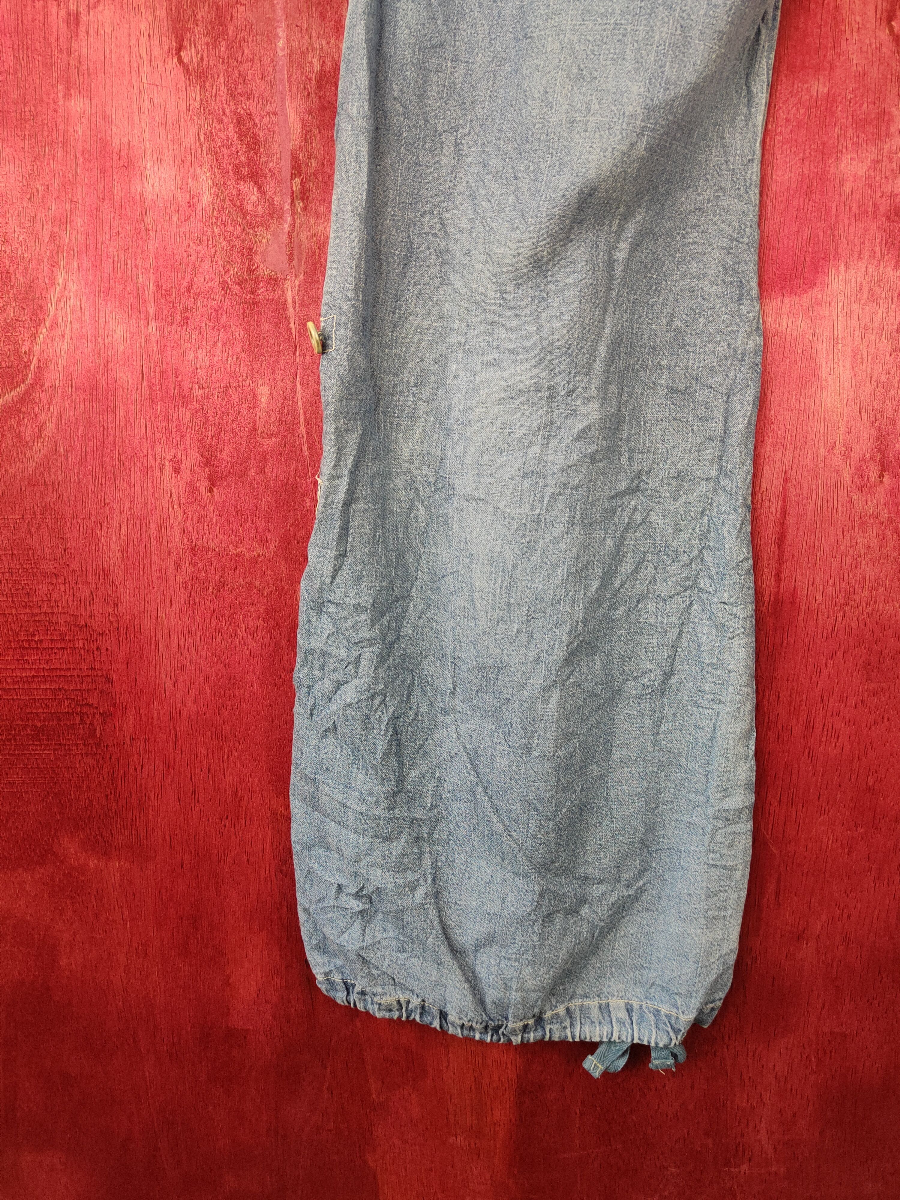 Japanese Brand DL Japan faded multipocket tactical cargo pants #S383 Size 26" / US 2 / IT 38 - 9 Thumbnail