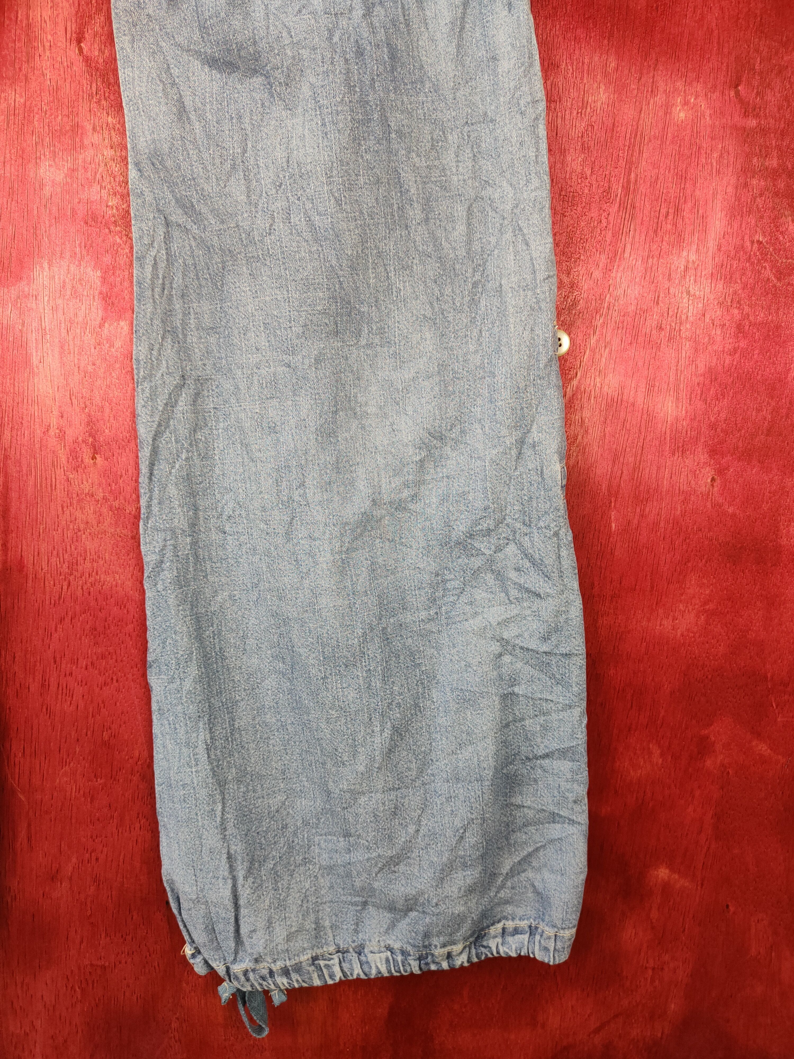 Japanese Brand DL Japan faded multipocket tactical cargo pants #S383 Size 26" / US 2 / IT 38 - 11 Thumbnail