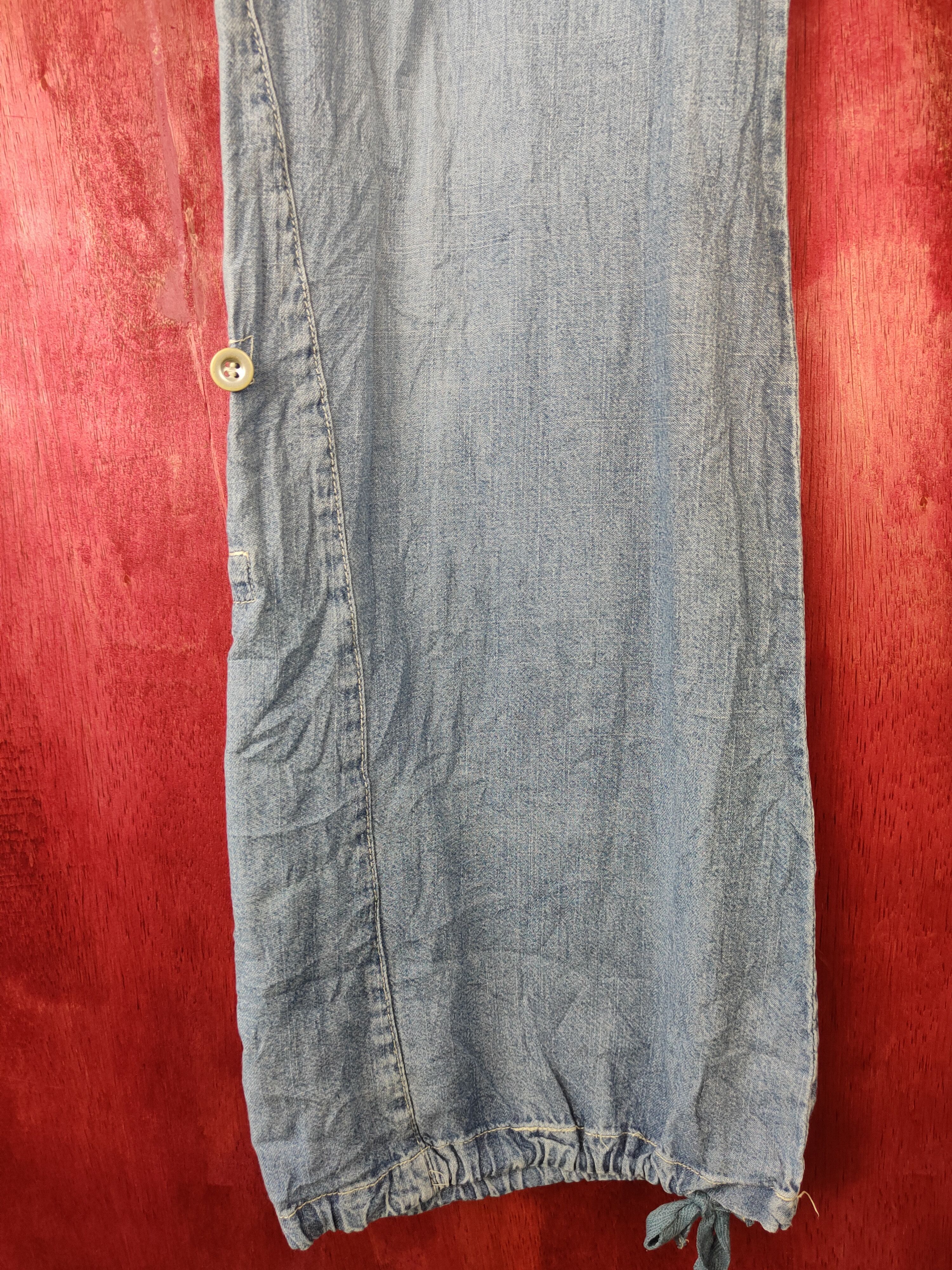 Japanese Brand DL Japan faded multipocket tactical cargo pants #S383 Size 26" / US 2 / IT 38 - 4 Thumbnail
