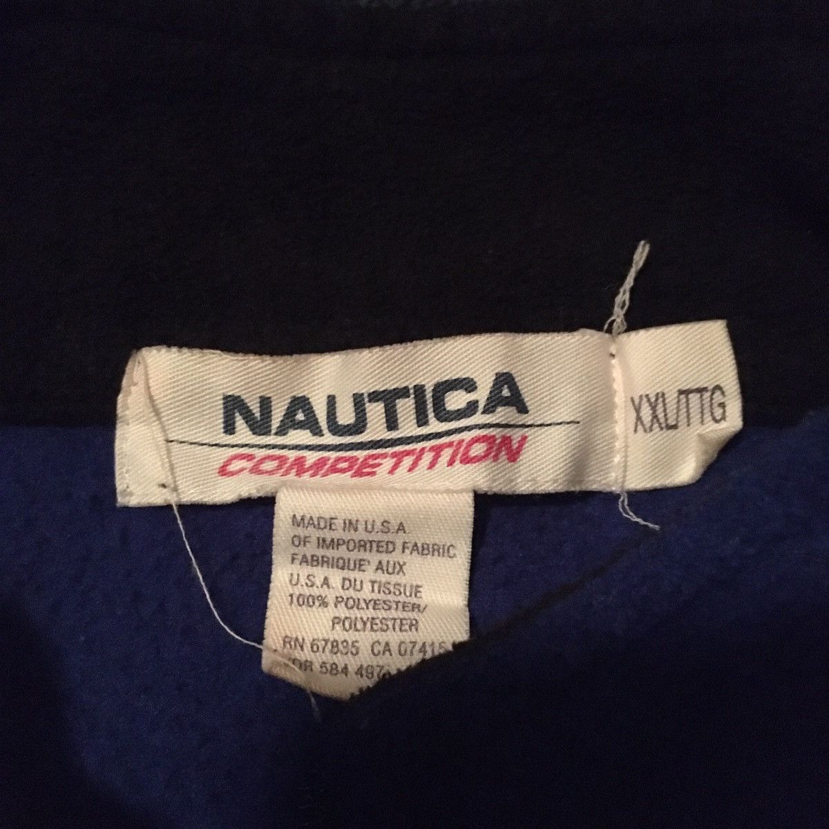 Nautica Vintage Nautica Competition Nautech 1/4 Zip Fleece Jacket Size US XXL / EU 58 / 5 - 5 Thumbnail