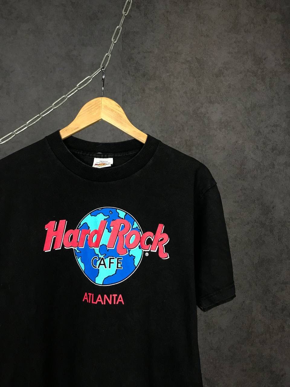 Hard Rock Cafe × Vintage Hard Rock Cafe Atlanta made in USA American vintage tee Size US M / EU 48-50 / 2 - 2 Thumbnail
