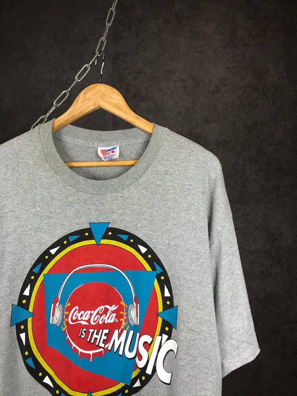 Coca Cola Coca Cola 1993 Hanes made in USA tee Size US XL / EU 56 / 4 - 2 Thumbnail