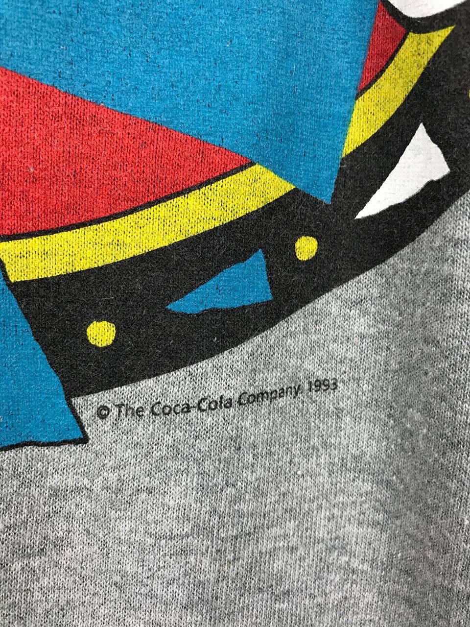 Coca Cola Coca Cola 1993 Hanes made in USA tee Size US XL / EU 56 / 4 - 3 Thumbnail