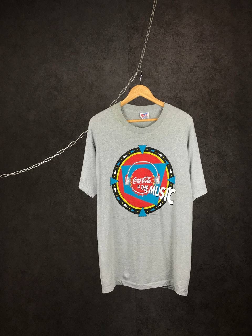 Coca Cola Coca Cola 1993 Hanes made in USA tee Size US XL / EU 56 / 4 - 1 Thumbnail