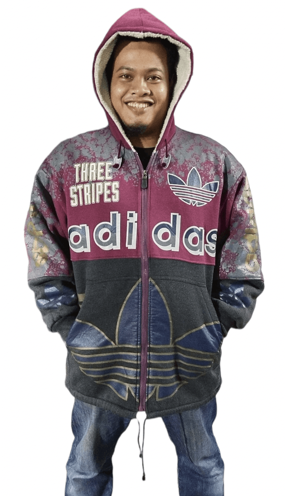 Adidas Final Drop Rare Vintage Adidas Three Stripes Jacket L Size US L / EU 52-54 / 3 - 1 Thumbnail