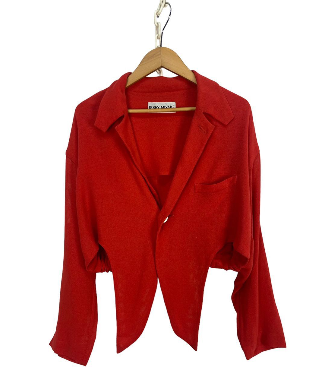 Issey Miyake × Japanese Brand × Vintage 🔥best price 🔥Vintage Issey miyake croptop cardigan Size L / US 10 / IT 46 - 1 Thumbnail