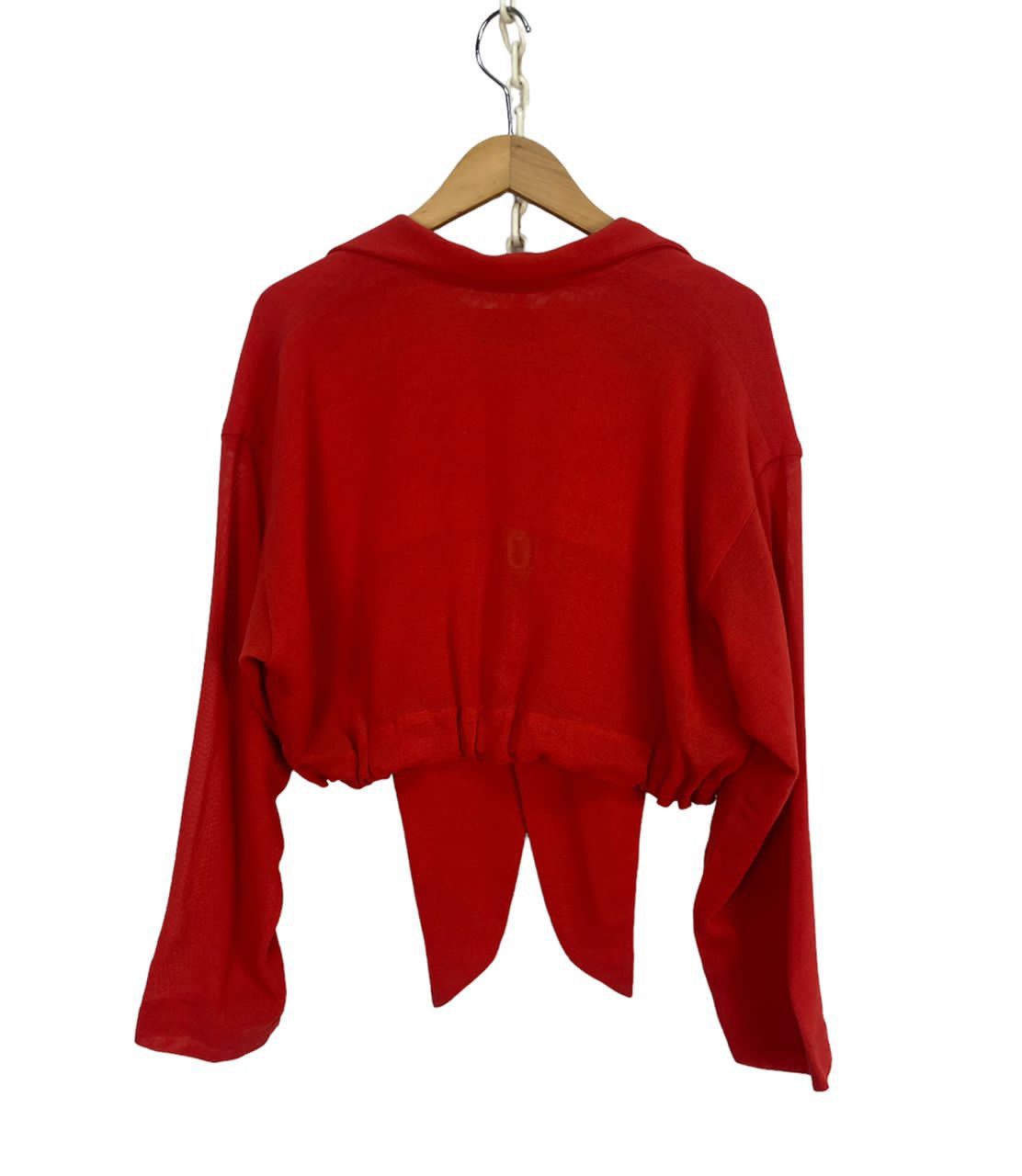Issey Miyake × Japanese Brand × Vintage 🔥best price 🔥Vintage Issey miyake croptop cardigan Size L / US 10 / IT 46 - 2 Thumbnail