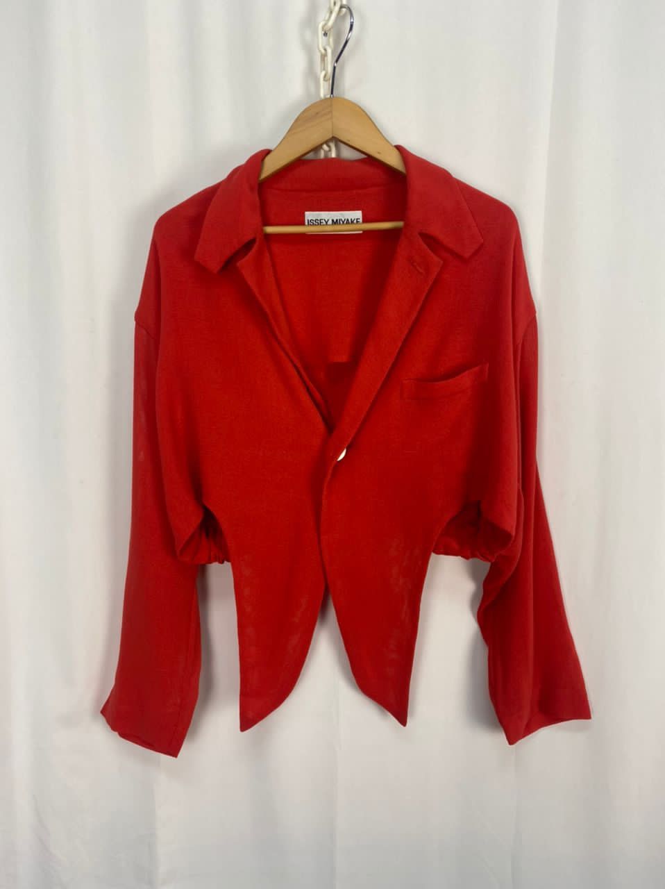 Issey Miyake × Japanese Brand × Vintage 🔥best price 🔥Vintage Issey miyake croptop cardigan Size L / US 10 / IT 46 - 12 Thumbnail
