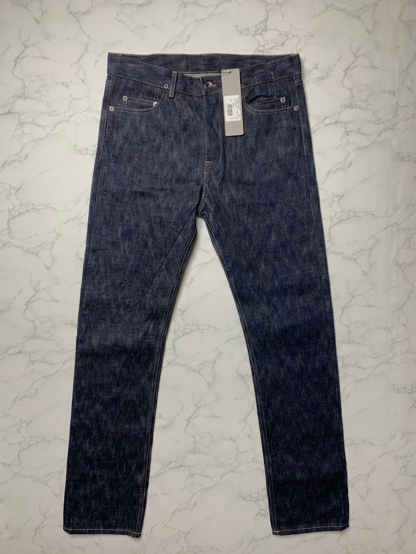 Rick Owens Rick Owens Special Texture Premium Denim Jeans Drkshdw Size US 31 - 1 Thumbnail