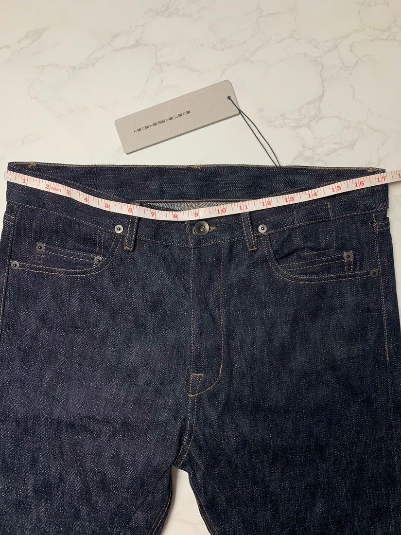 Rick Owens Rick Owens Special Texture Premium Denim Jeans Drkshdw Size US 31 - 6 Thumbnail