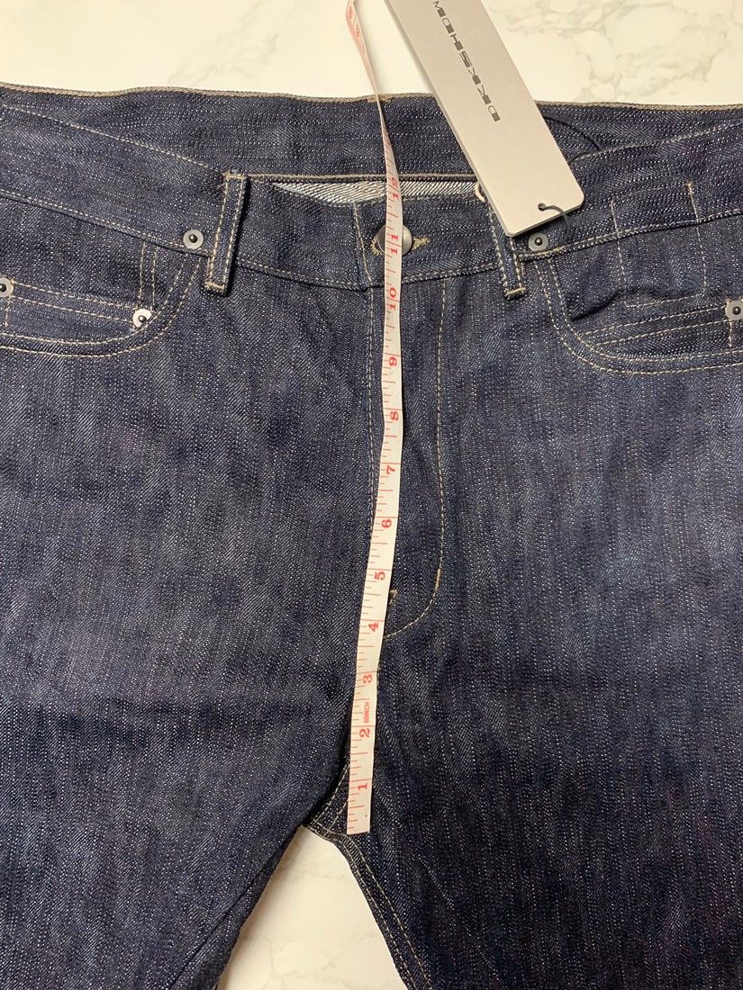Rick Owens Rick Owens Special Texture Premium Denim Jeans Drkshdw Size US 31 - 7 Thumbnail