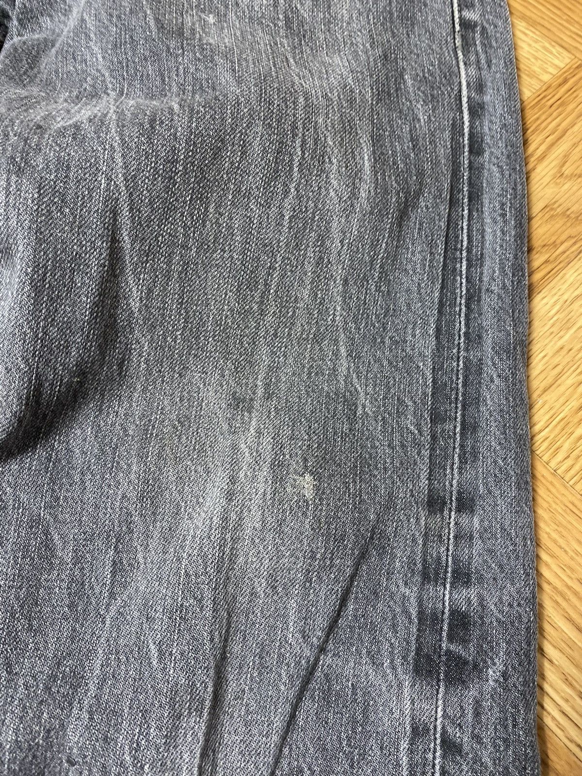 Naked & Famous Naked and Famous black selvidge distressed jeans size 31 Size US 31 - 12 Thumbnail