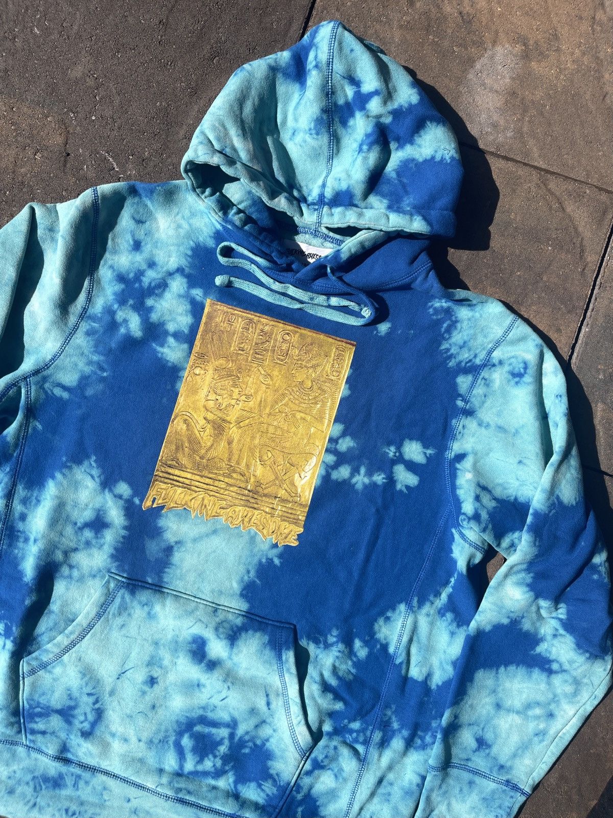 Fucking Awesome Gold Hieroglyphic hoodie (Bomba Royal) Size US L / EU 52-54 / 3 - 1 Thumbnail