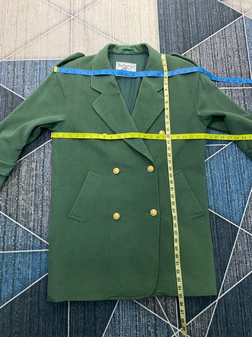 Burberry VINTAGE BURBERRYS PEACOAT WOOL JACKET Size US L / EU 52-54 / 3 - 18 Thumbnail