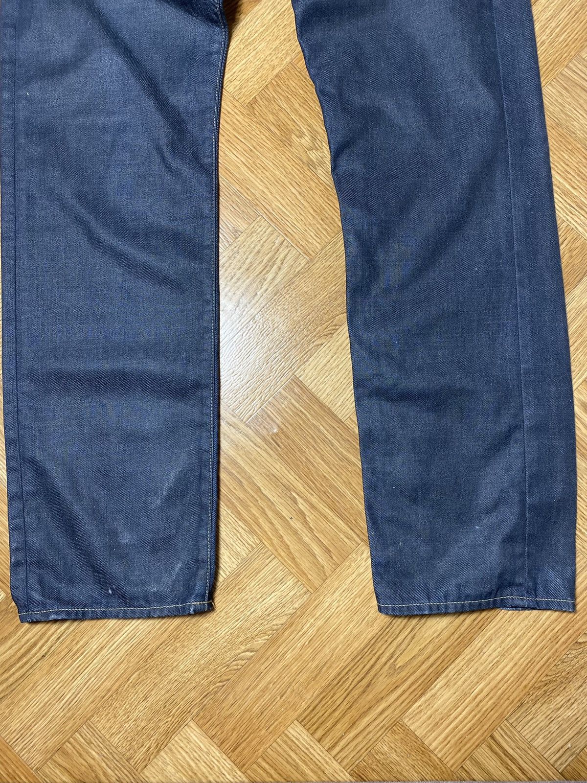 Edwin × Japanese Brand × Jean Vintage Edwin ED-67 regular fit waxed jeans size 34 Size US 34 / EU 50 - 15 Thumbnail