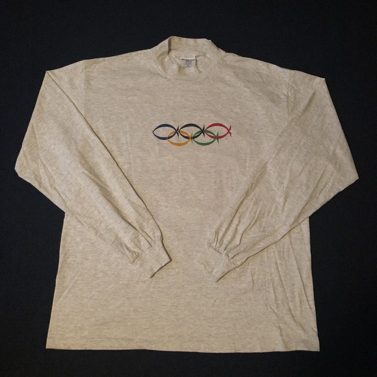 Vintage Vintage 90s Jesus He Gave His Only Son Bible Crew Longsleeve Size US XXL / EU 58 / 5 - 3 Thumbnail