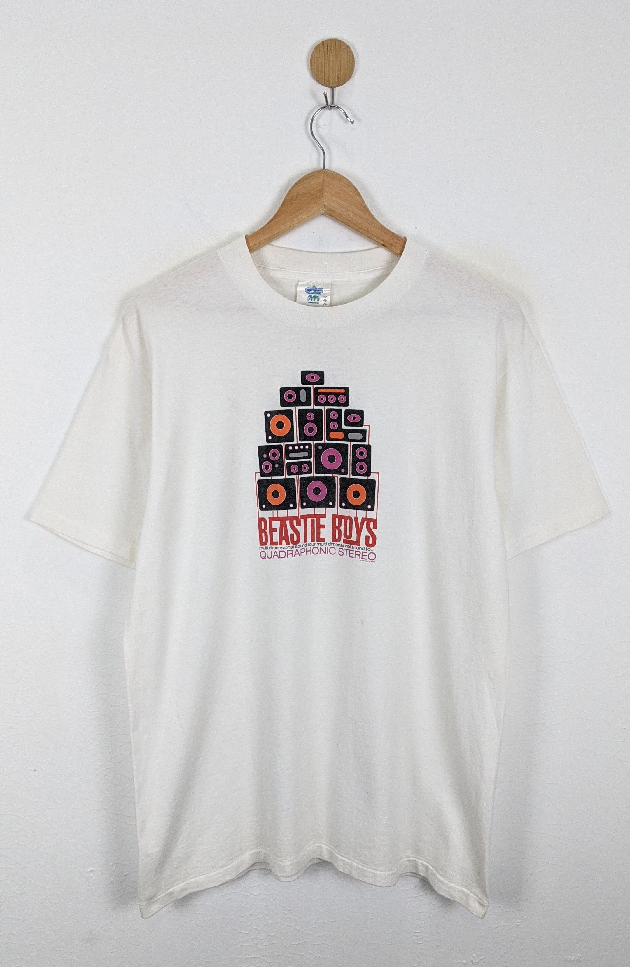 Vintage 90s Beastie Boys Quadraphonic Stereo tour shirt