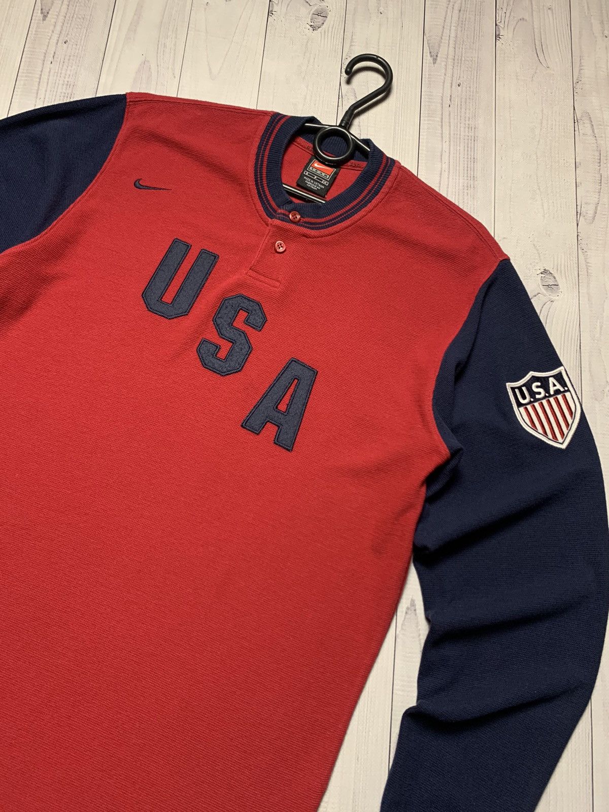 Nike × Vintage Vintage Nike USA sweatshirt long sleeve logo size S Size US S / EU 44-46 / 1 - 2 Thumbnail