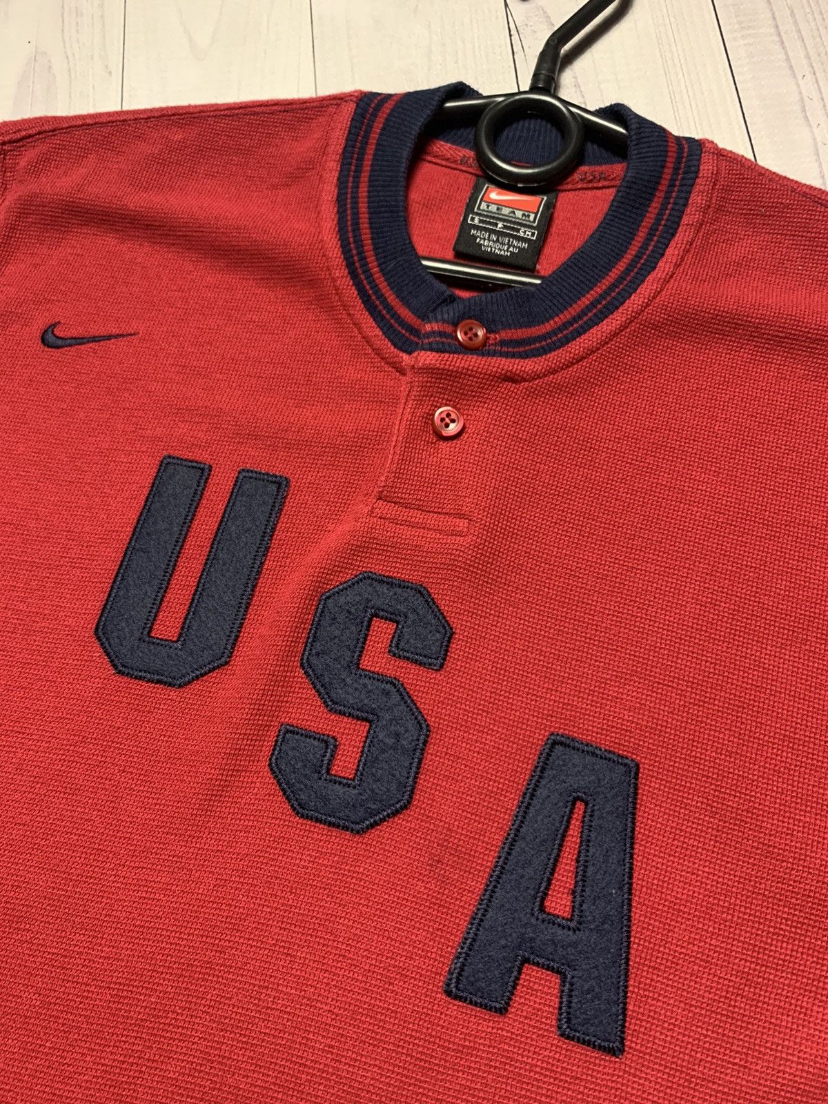 Nike × Vintage Vintage Nike USA sweatshirt long sleeve logo size S Size US S / EU 44-46 / 1 - 3 Thumbnail