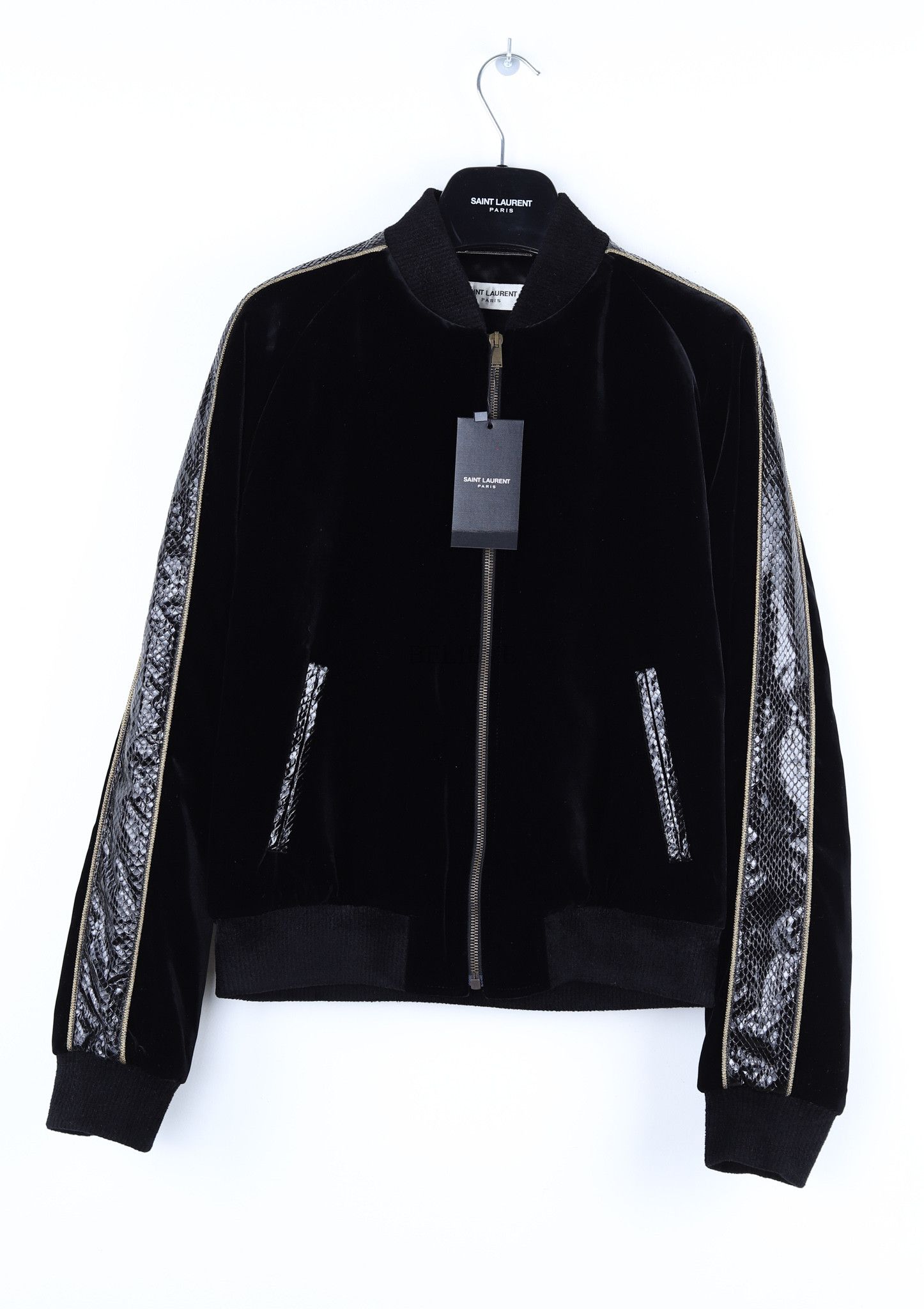 Saint Laurent Paris SAINT LAURENT JACKET TEDDY PYTHON LEATHER | Grailed