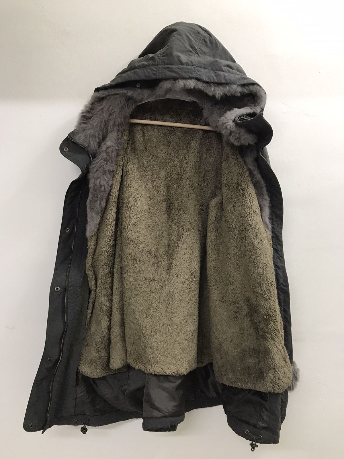 Yohji Yamamoto Ined Homme Yohji Yamamoto Parka Jacket Removeable Fur Size US M / EU 48-50 / 2 - 10 Thumbnail