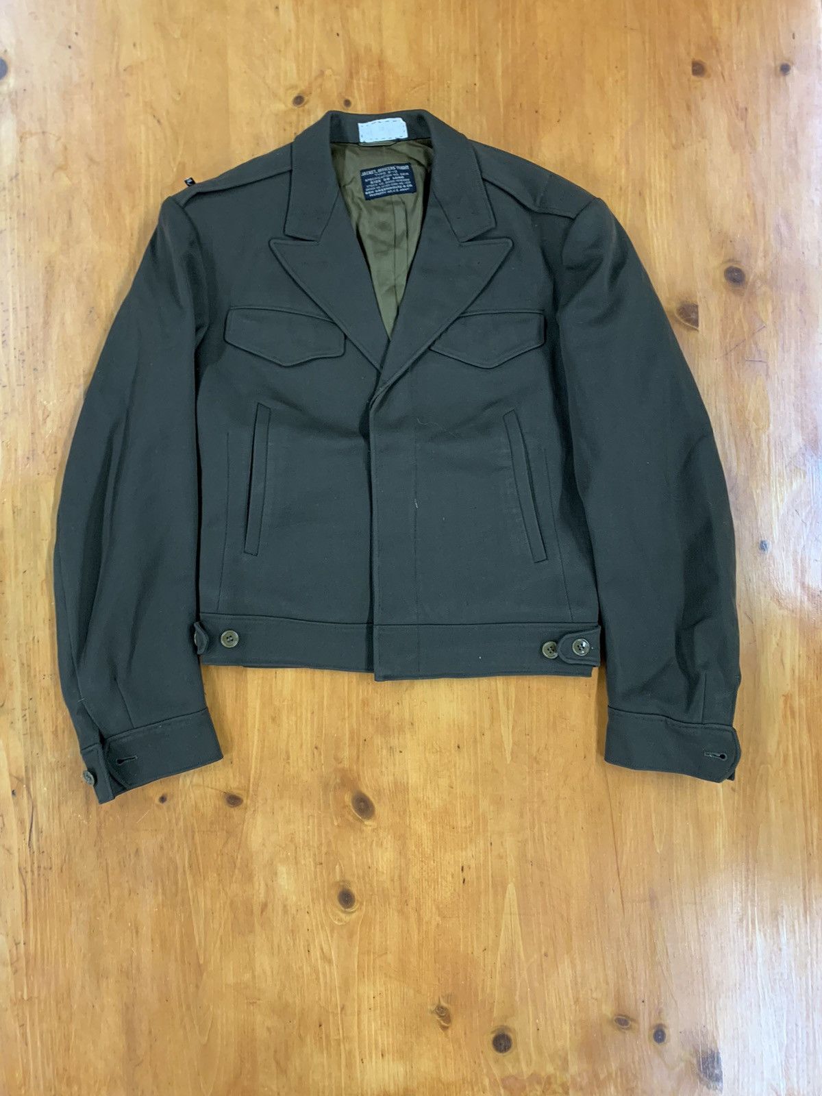 Streetwear × Vintage Vintage Military Officers Flight Jacket Type B-13 ...