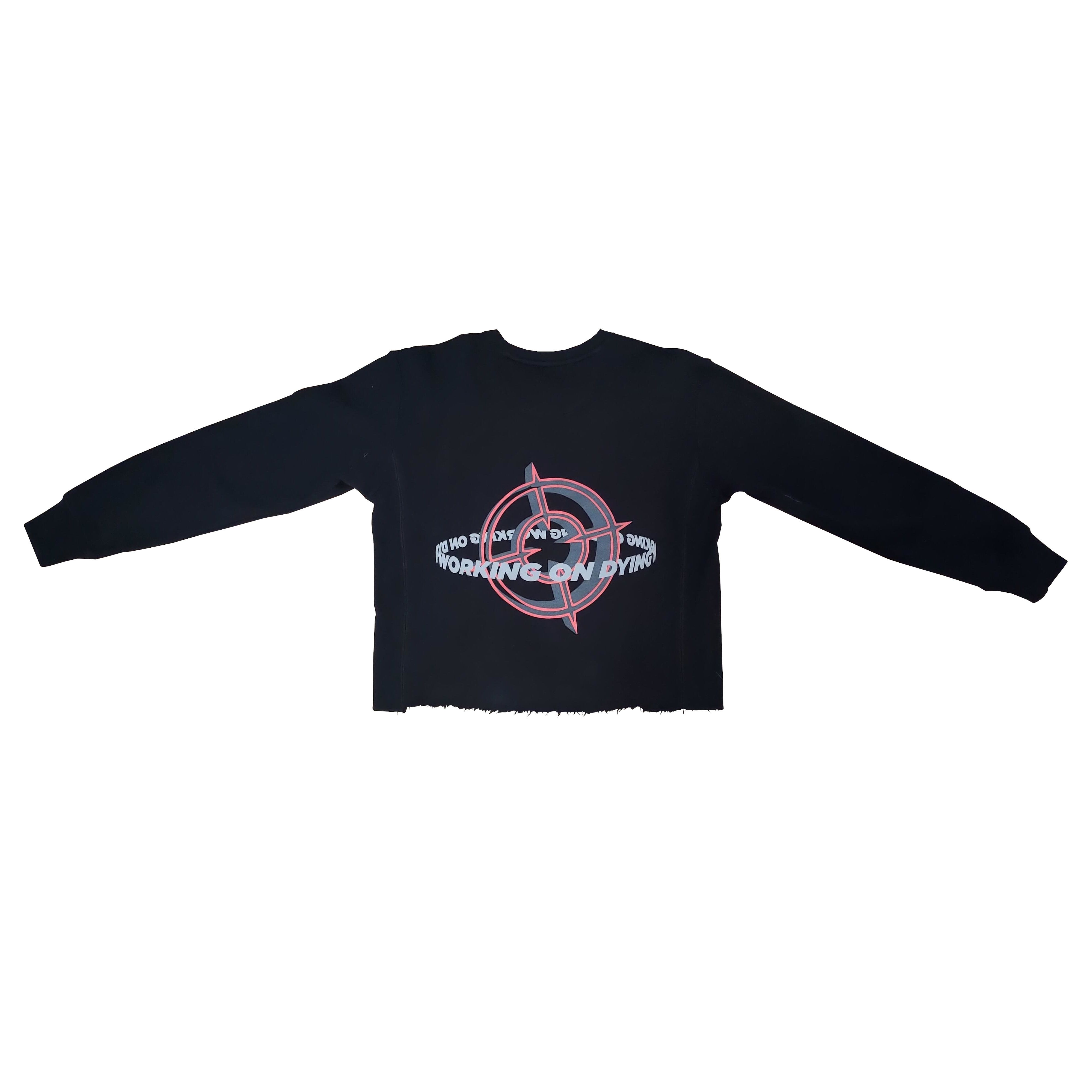 Ammo Stilo Working on Dying Cropped Sweater Size US M / EU 48-50 / 2 - 2 Thumbnail