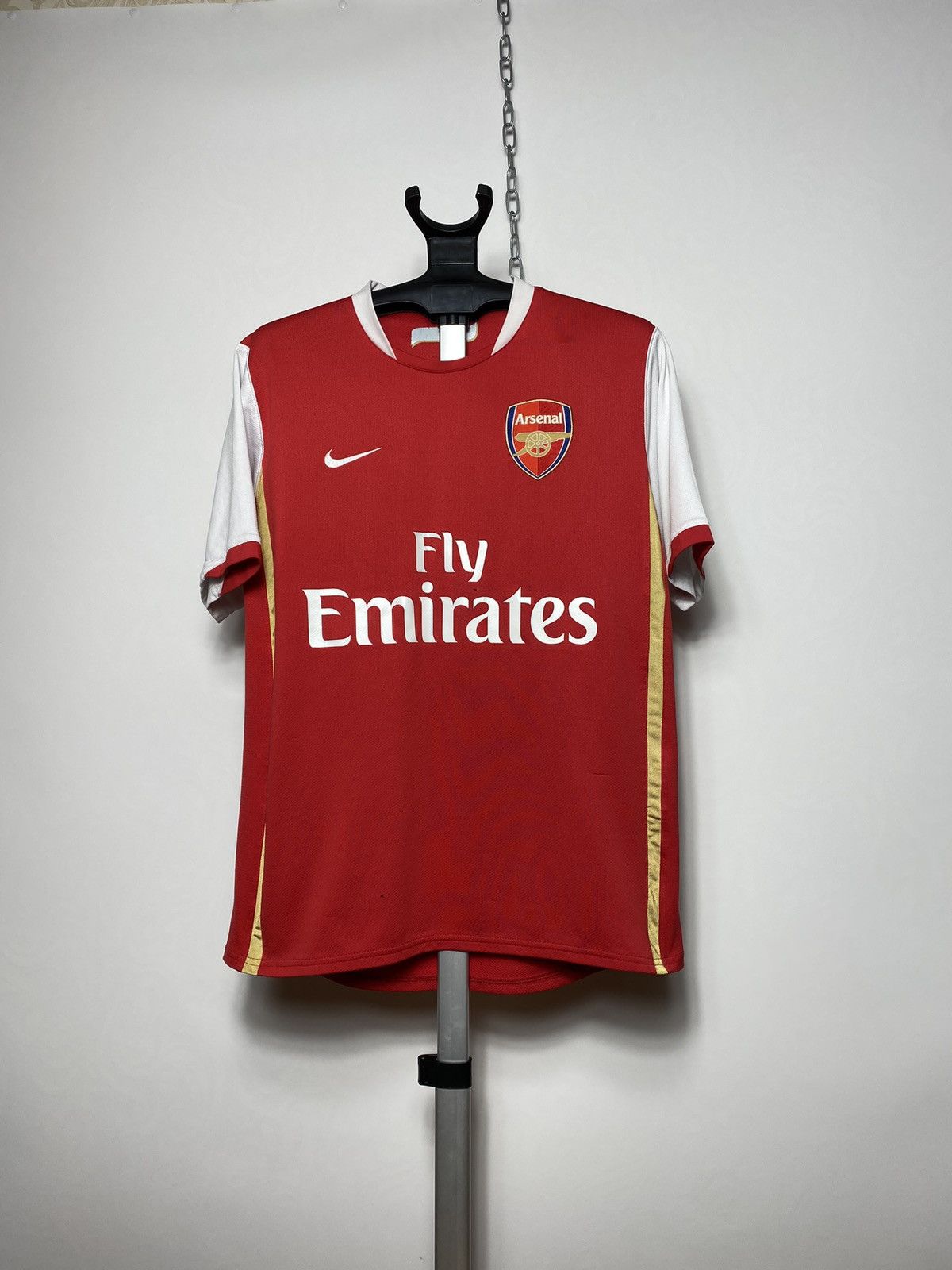 Nike × Vintage Vintage Nike Arsenal red jersey size Xl Size US XL / EU 56 / 4 - 1 Thumbnail