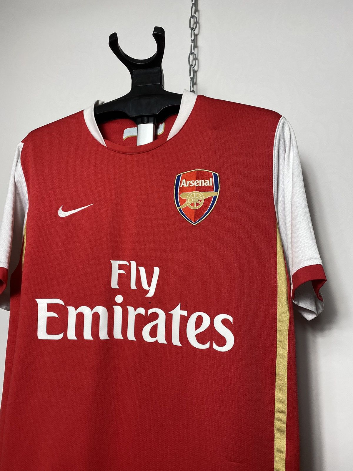 Nike × Vintage Vintage Nike Arsenal red jersey size Xl Size US XL / EU 56 / 4 - 2 Thumbnail