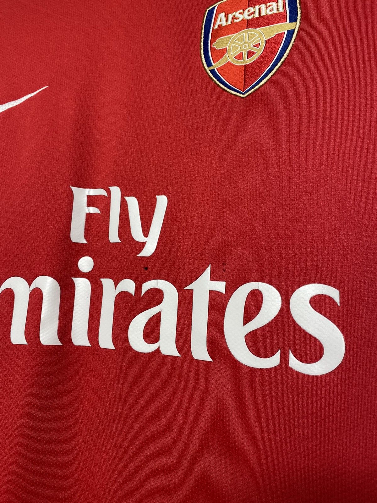 Nike × Vintage Vintage Nike Arsenal red jersey size Xl Size US XL / EU 56 / 4 - 3 Thumbnail