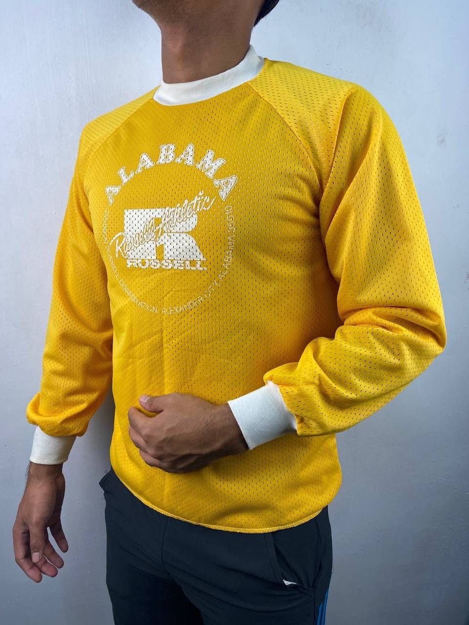 Russell Athletic RARE 70s Vtg Russell Athletics Alabama Jersey Long Sleeve Size US M / EU 48-50 / 2 - 5 Thumbnail