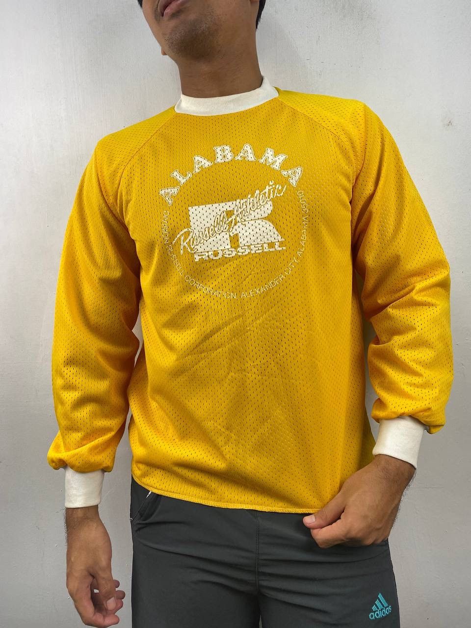 Russell Athletic RARE 70s Vtg Russell Athletics Alabama Jersey Long Sleeve Size US M / EU 48-50 / 2 - 1 Thumbnail