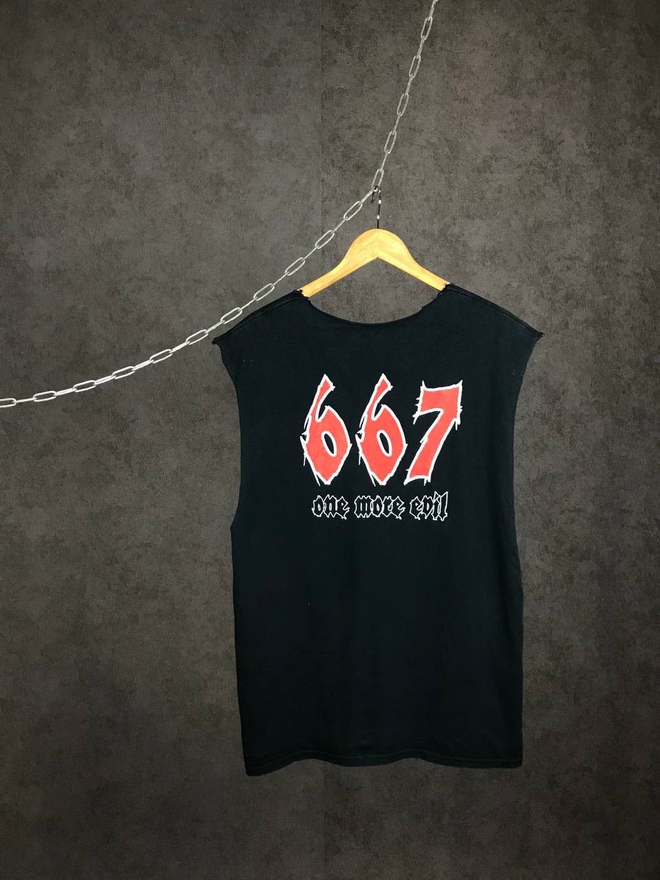 Band Tees Demons of old metal 667 vintage rock devil evil tee Size US L / EU 52-54 / 3 - 2 Thumbnail