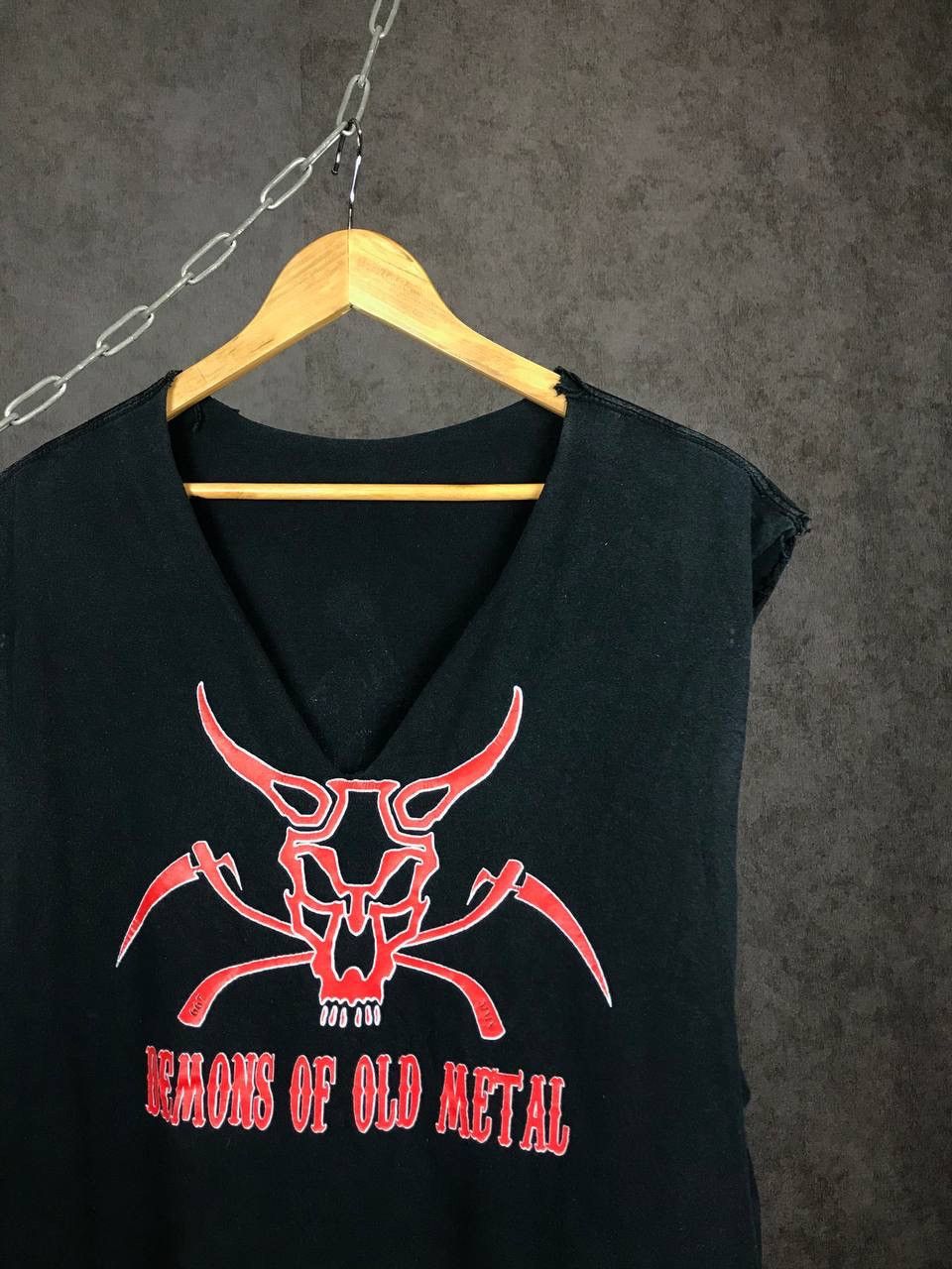 Band Tees Demons of old metal 667 vintage rock devil evil tee Size US L / EU 52-54 / 3 - 3 Thumbnail